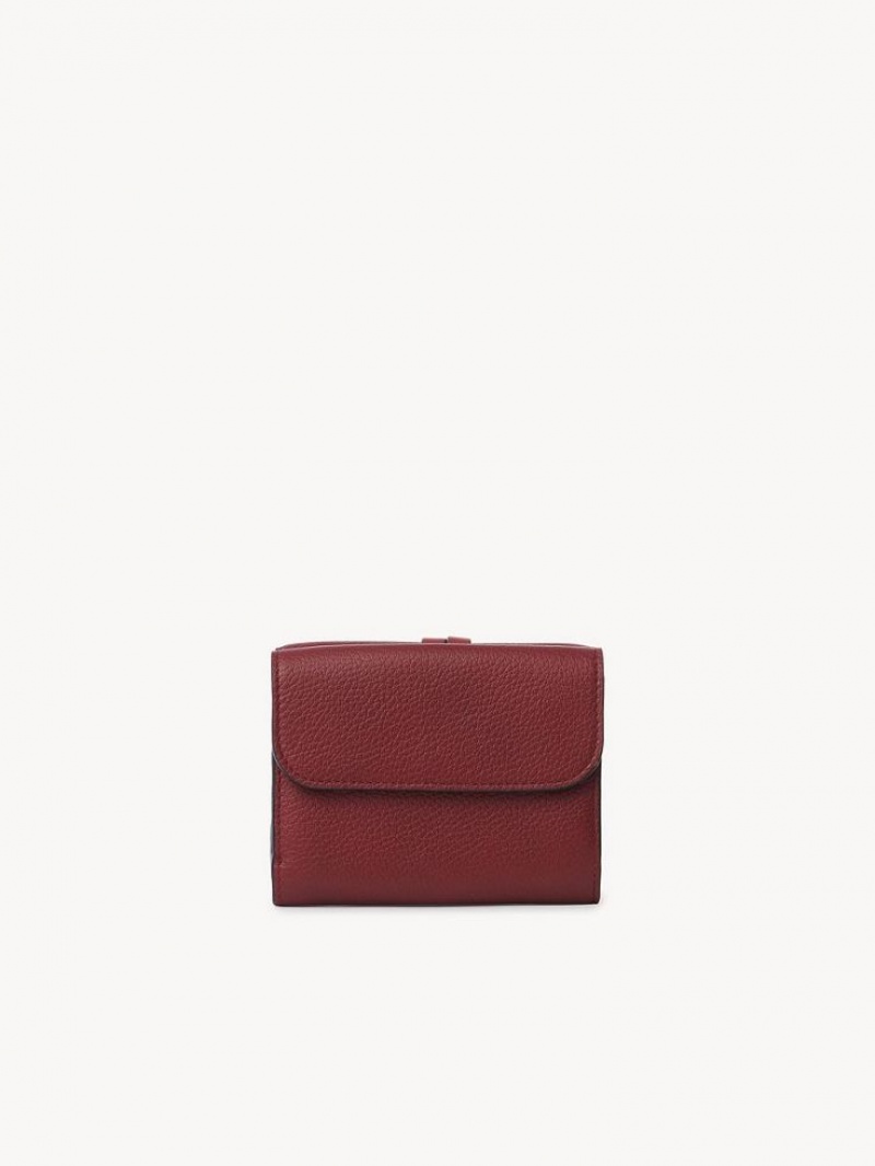 Chloe Alphabet Small Tri-fold Lille Pung Dyb | CHE-SR14289