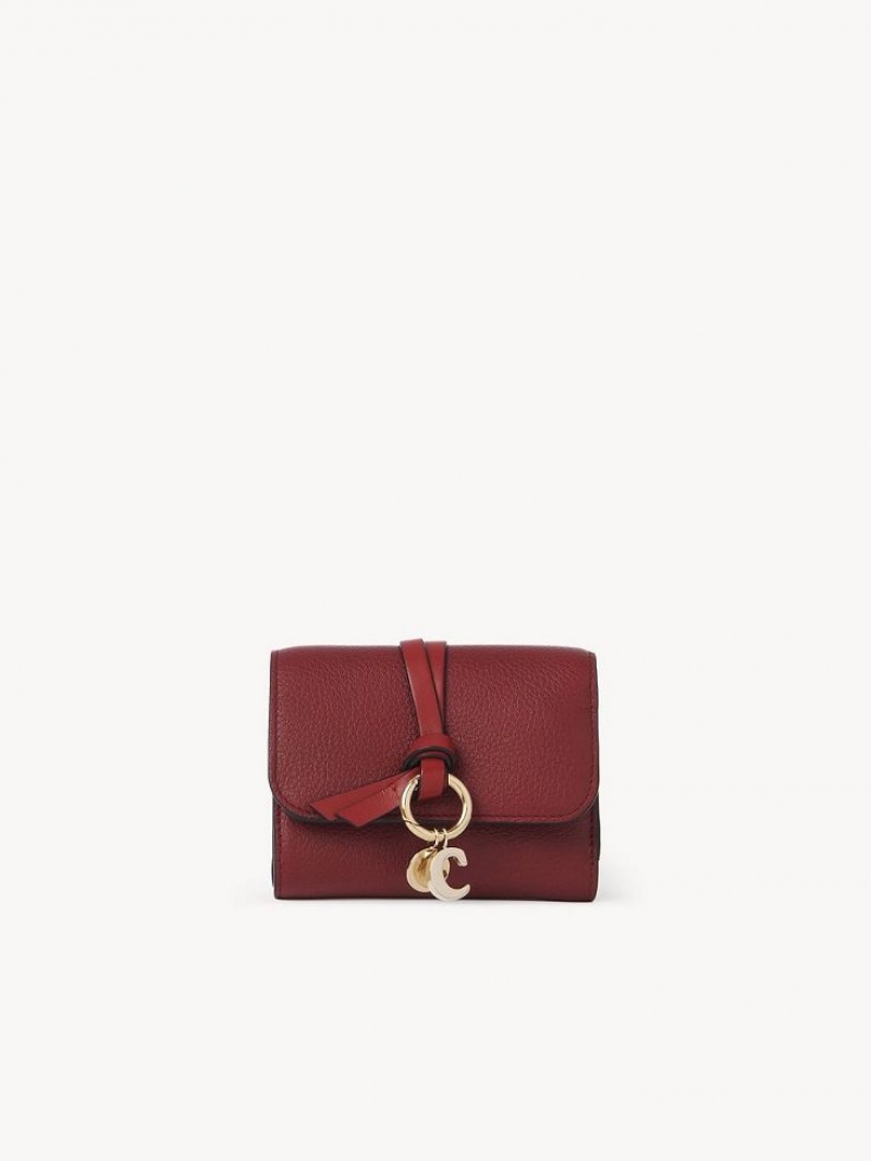 Chloe Alphabet Small Tri-fold Lille Pung Dyb | CHE-SR14289