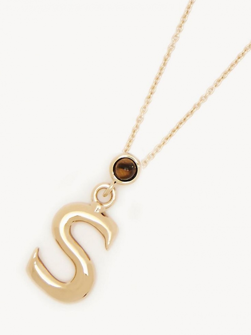 Chloe Alphabet With Pendant Halskæder Guld | CHE-SR14337