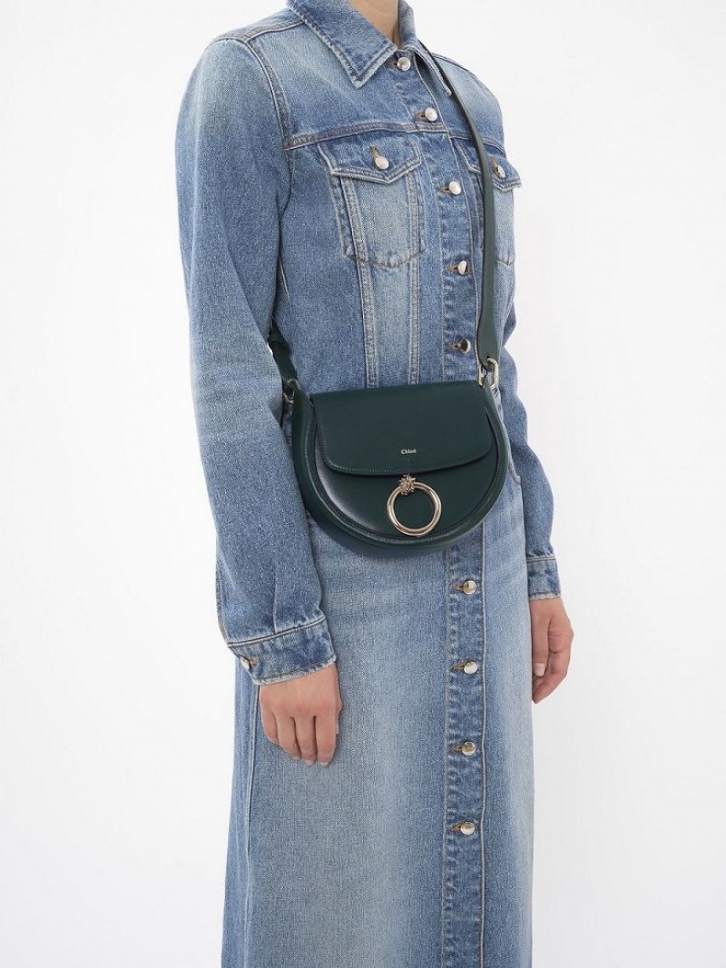 Chloe Arlène Small Crossbody Crossbody Taske Grøn | CHE-SR13463