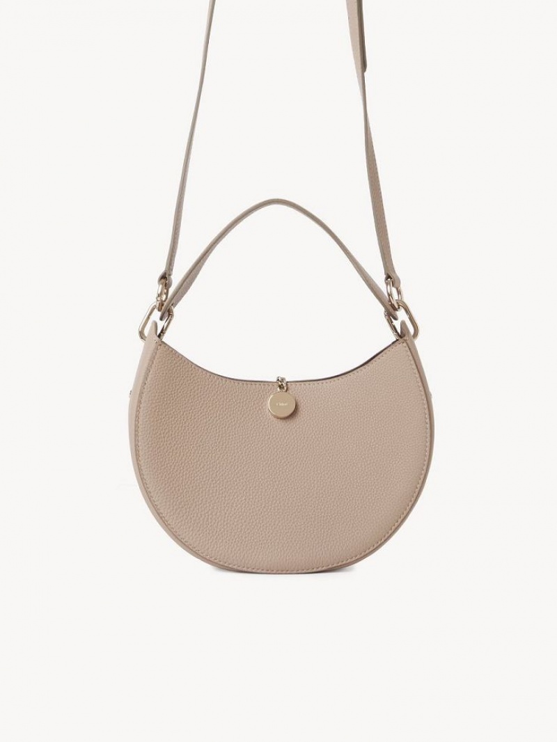 Chloe Arlène Small Hobo Crossbody Taske Beige | CHE-SR13575