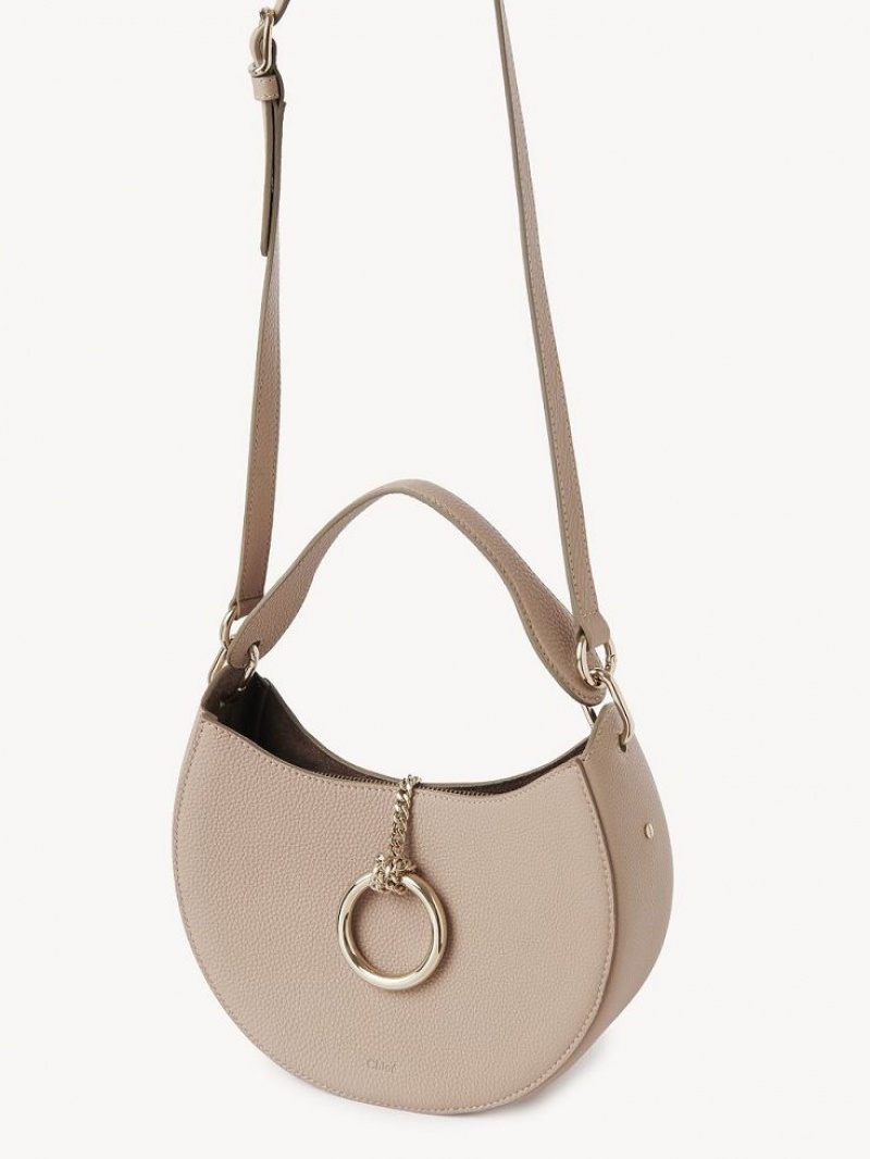 Chloe Arlène Small Hobo Crossbody Taske Beige | CHE-SR13575