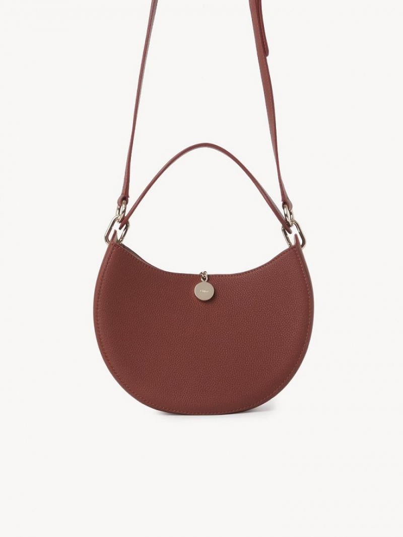 Chloe Arlène Small Hobo Crossbody Taske Brune | CHE-SR13604