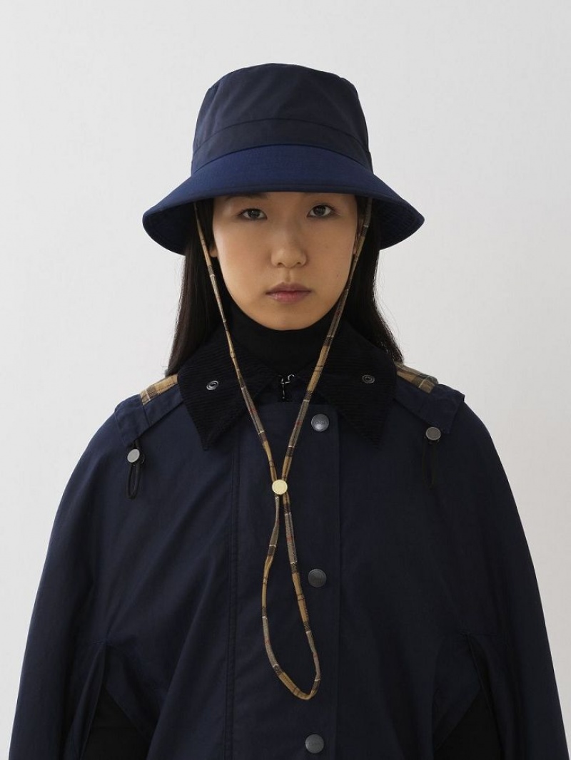 Chloe Barbour For Bucket Hat Mørkeblå | CHE-SR14479