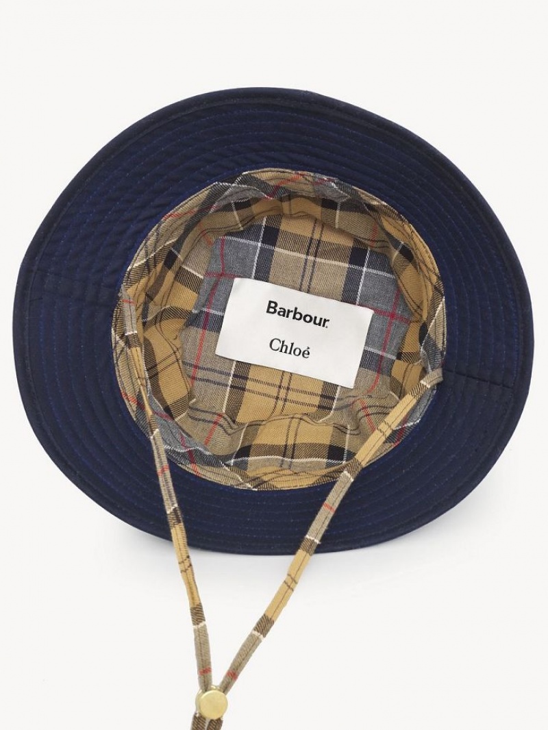 Chloe Barbour For Bucket Hat Mørkeblå | CHE-SR14479