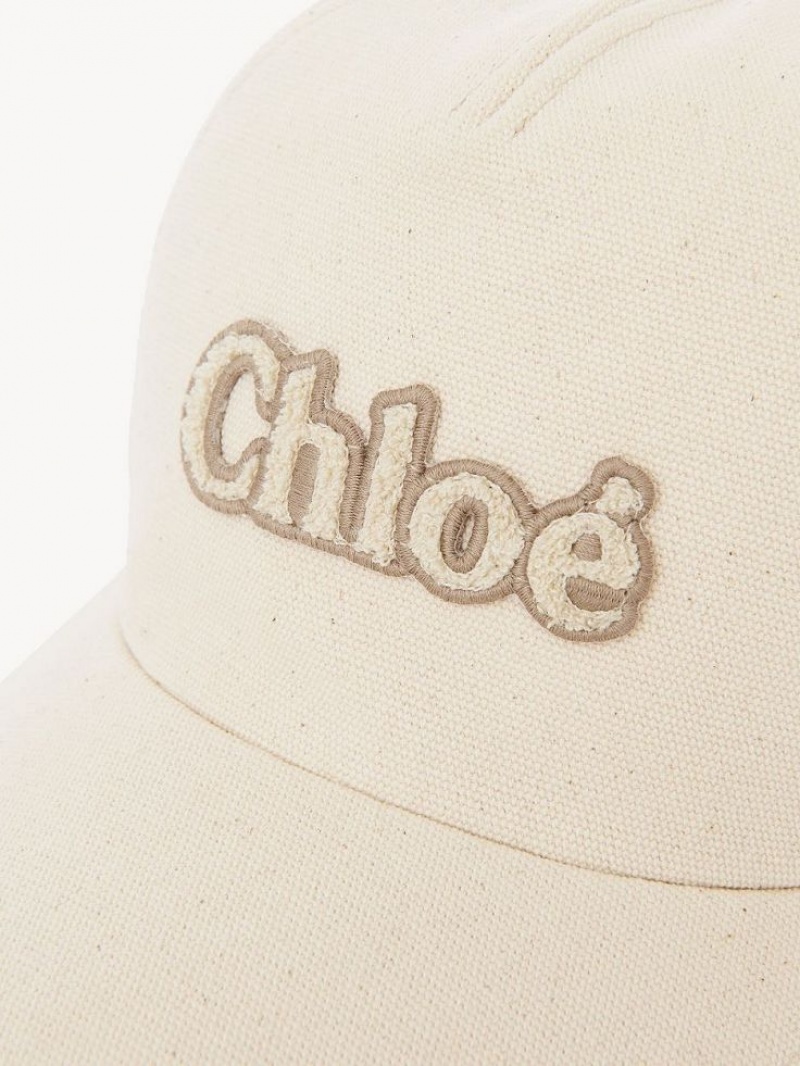 Chloe Baseball Kasketter Beige | CHE-SR14493