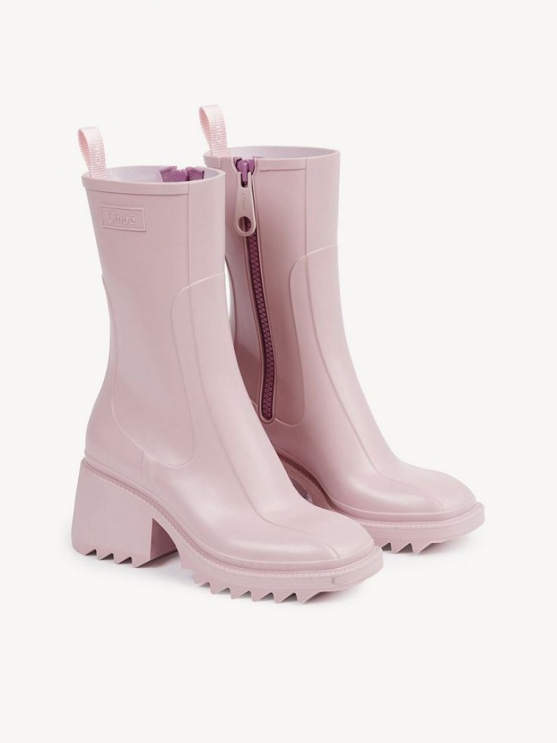 Chloe Betty Rain Støvler Lilla | CHE-SR14196