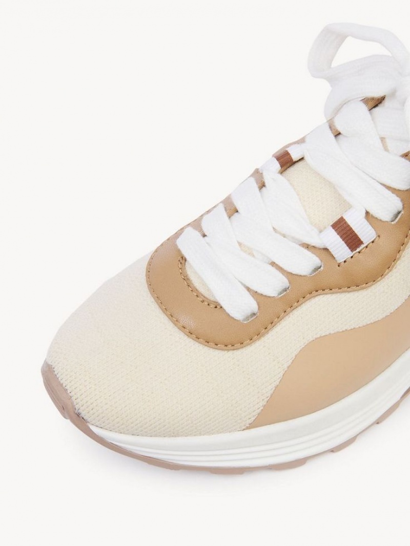 Chloe Brett Sneakers Beige | CHE-SR14855