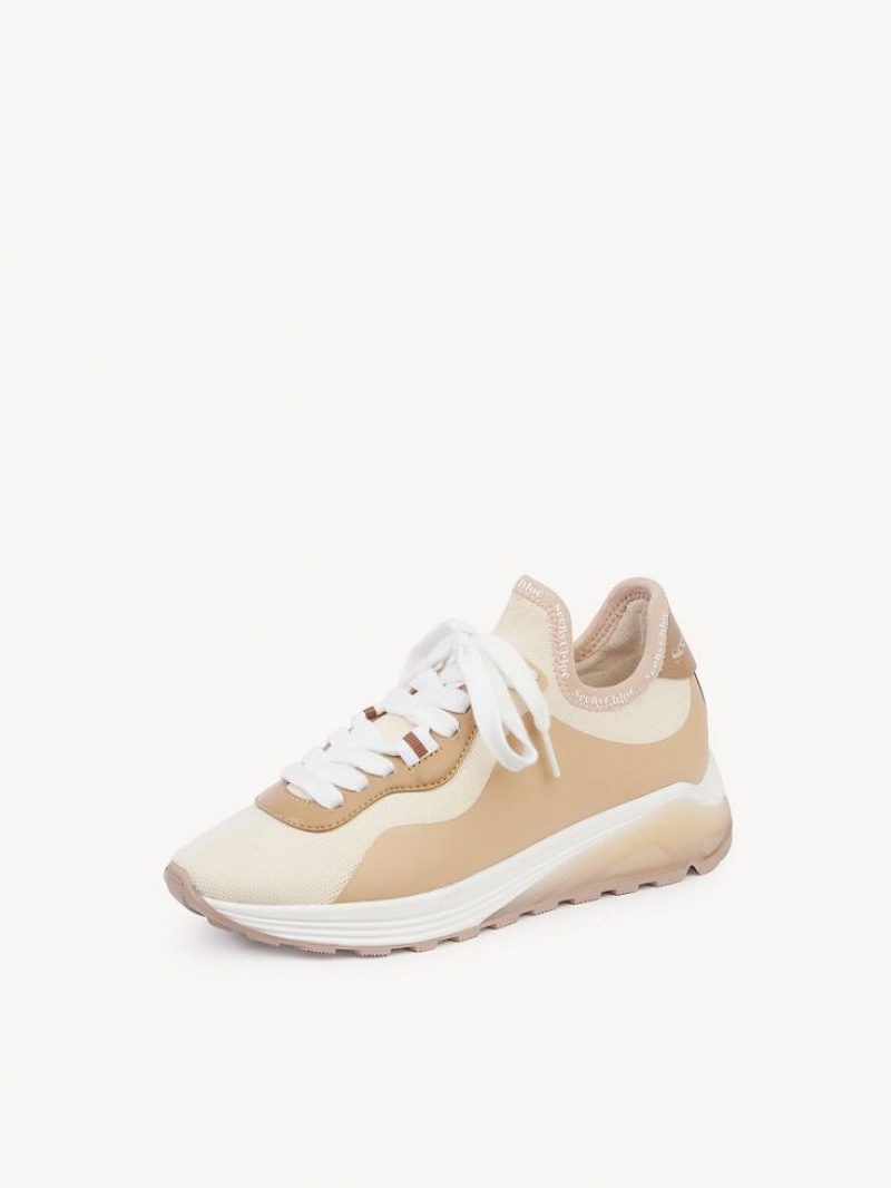 Chloe Brett Sneakers Beige | CHE-SR14855