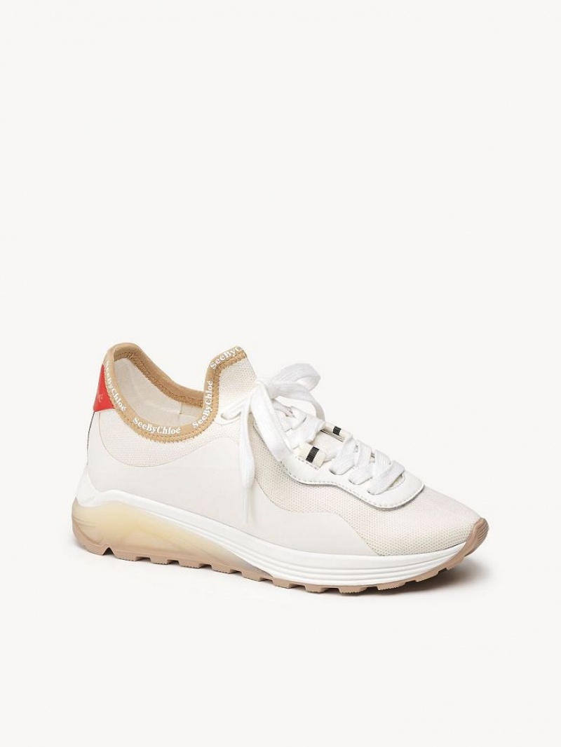 Chloe Brett Sneakers Hvide | CHE-SR14856