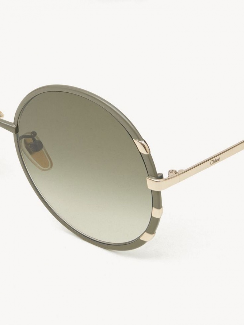 Chloe Celeste Solbriller Guld Khaki | CHE-SR14530