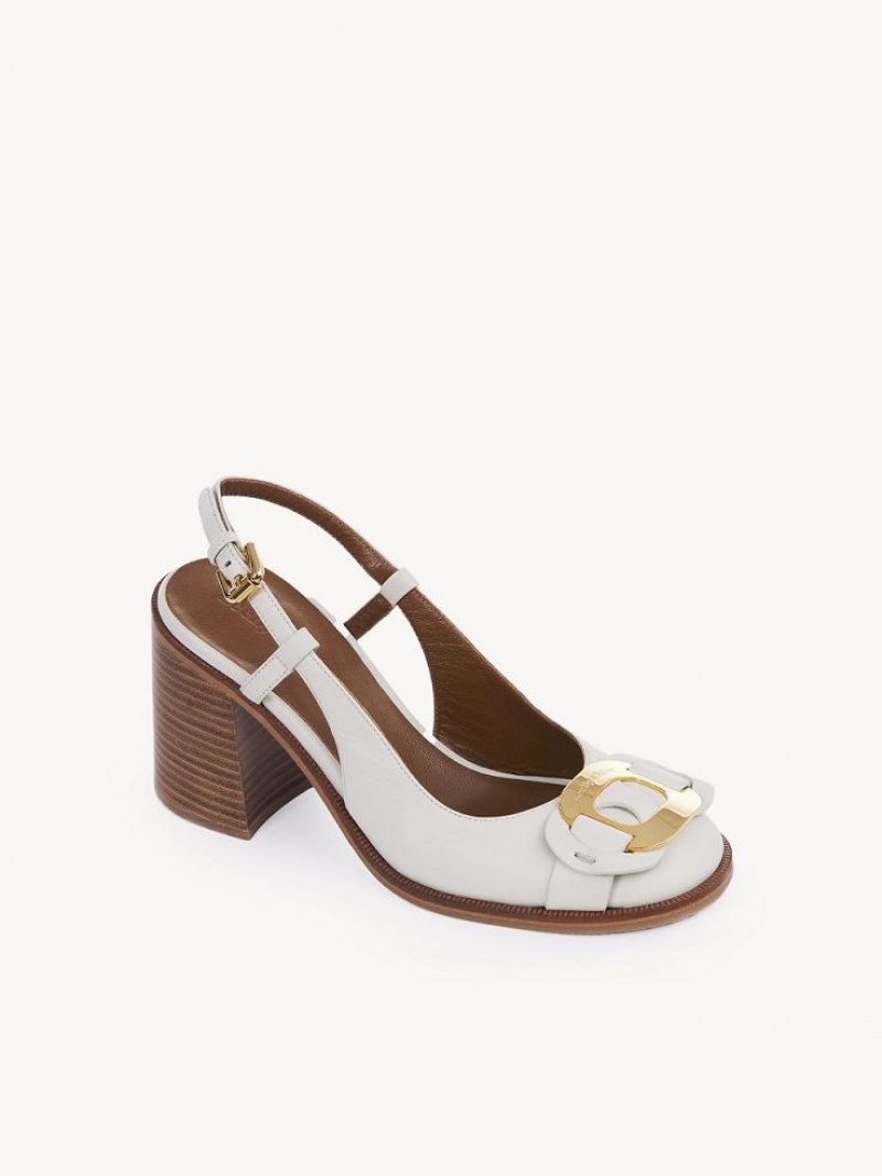 Chloe Chany Sandaler Hvide | CHE-SR14798