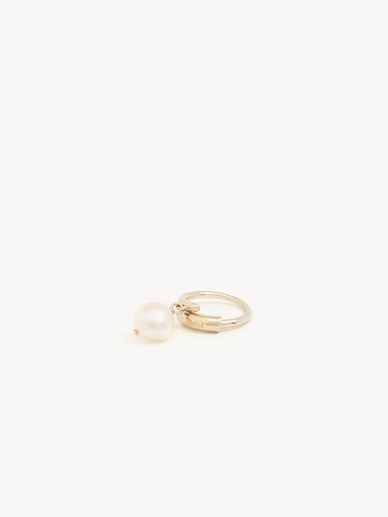 Chloe Darcey Baroque Ringe Guld Hvide | CHE-SR14392