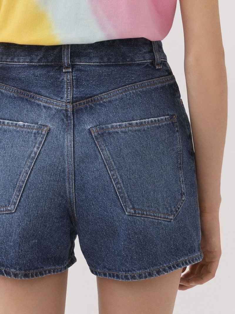 Chloe Dukuno Denim Shorts Blå | CHE-SR13979