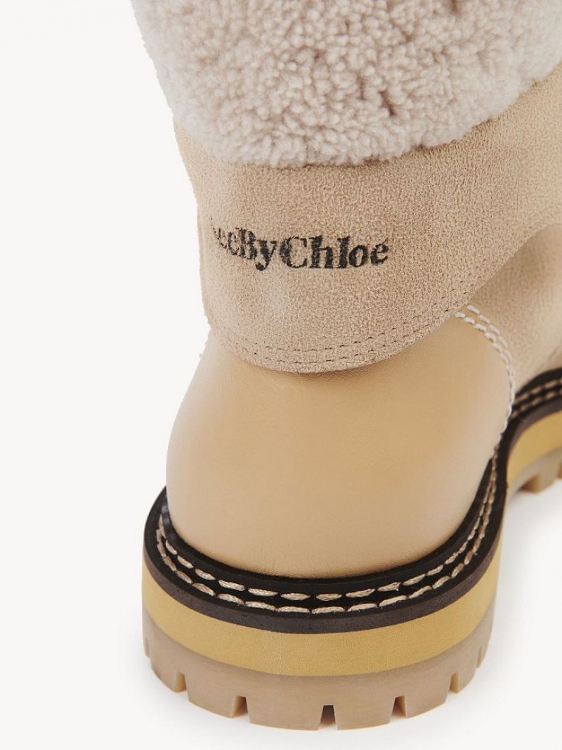 Chloe Eileen Støvletter Beige | CHE-SR14862