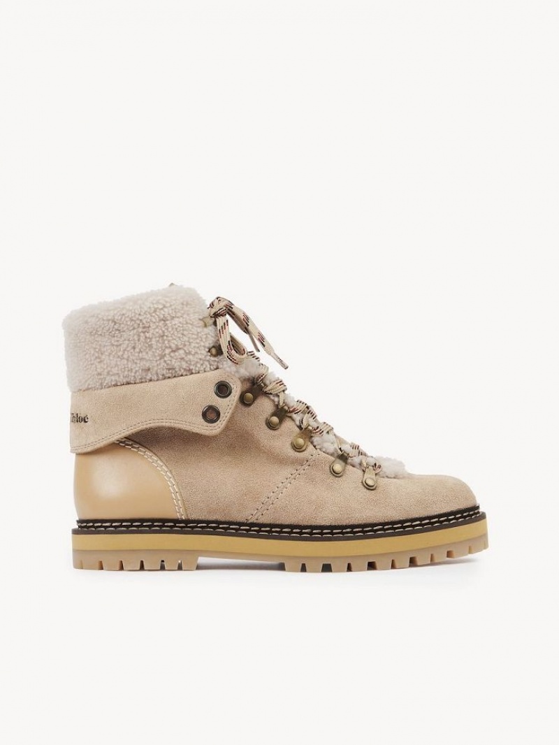 Chloe Eileen Støvletter Beige | CHE-SR14862