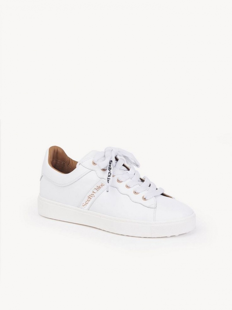 Chloe Essie Sneakers Hvide | CHE-SR14854