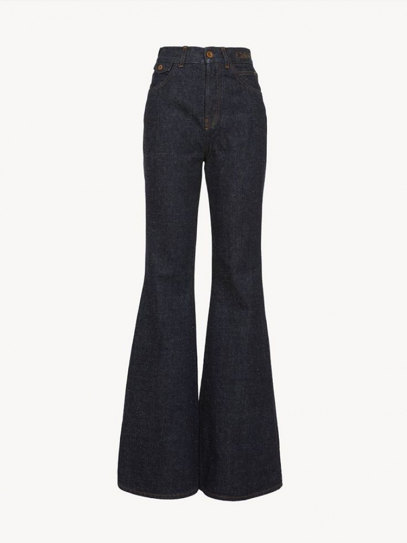 Chloe Flare Jeans Mørkeblå | CHE-SR13970