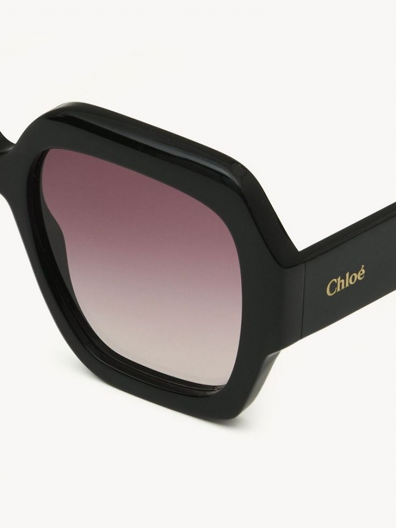 Chloe Gayia Solbriller Sort | CHE-SR14570