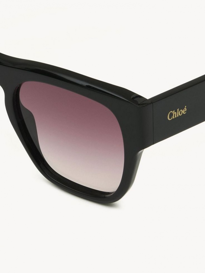 Chloe Gayia Solbriller Sort | CHE-SR14579