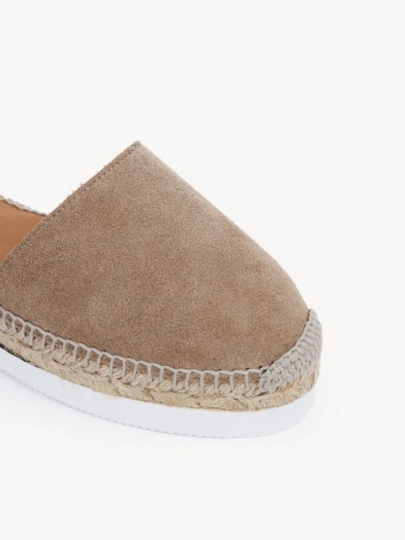 Chloe Glyn Espadrillos Sandaler Khaki | CHE-SR14803