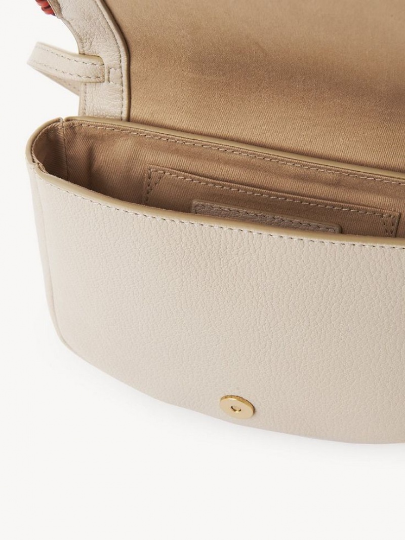 Chloe Hana Mini Skuldertasker Beige | CHE-SR14646