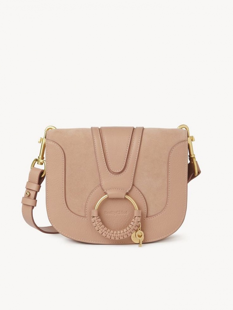 Chloe Hana Skuldertasker Kaffe Lyserød | CHE-SR14614