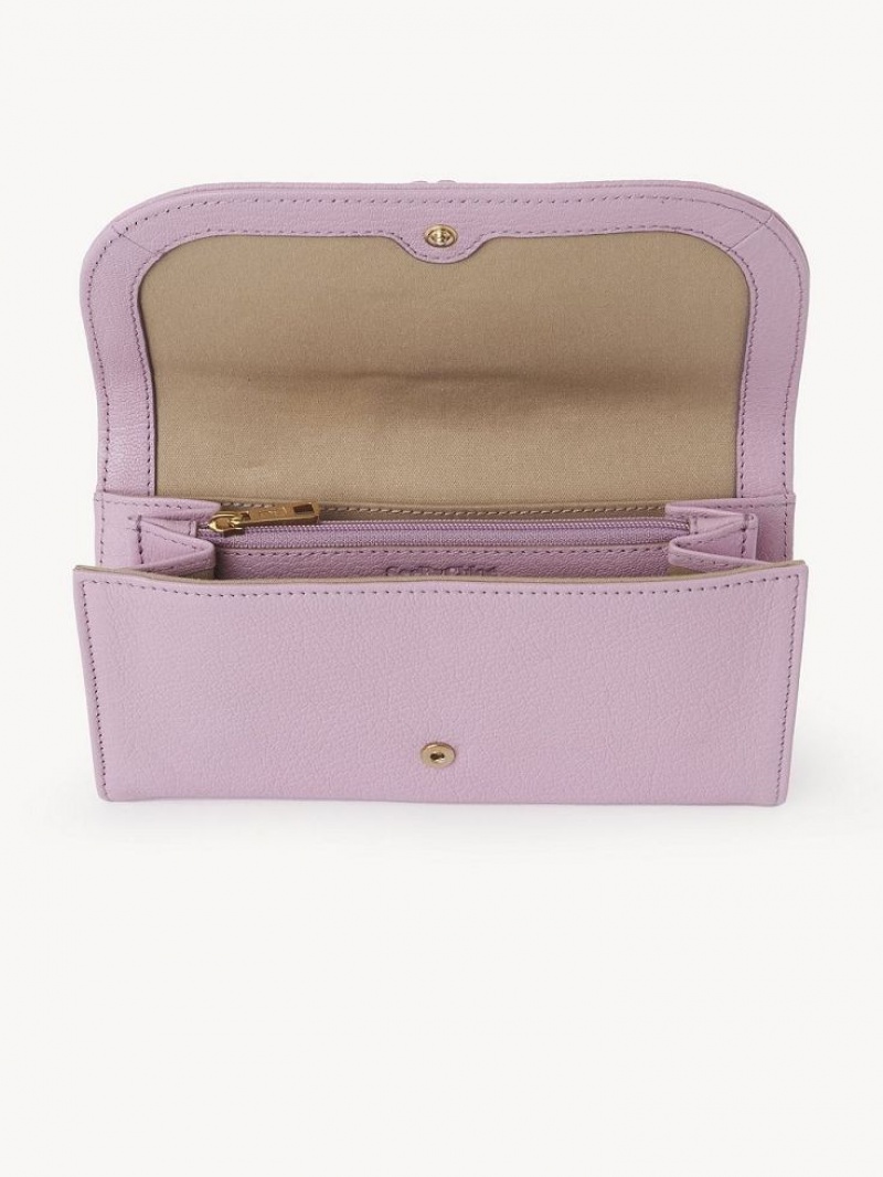 Chloe Hana Stor Pung Lavendel Hvide | CHE-SR14922