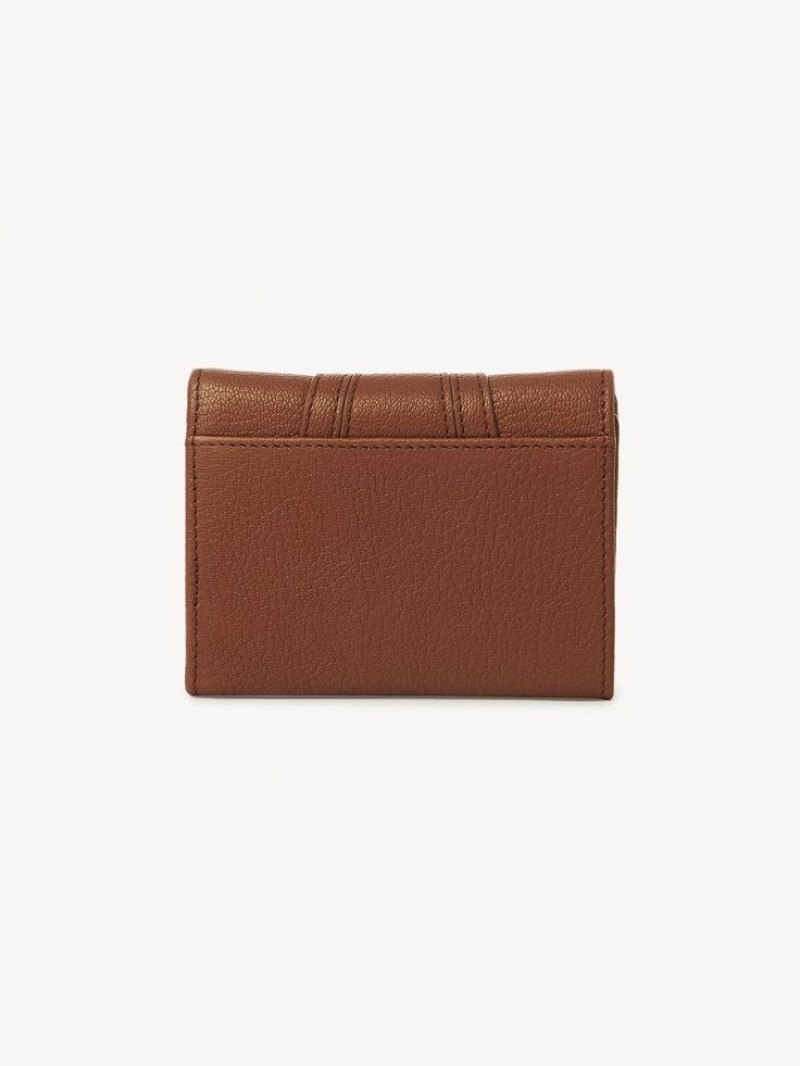 Chloe Hana Tri-fold Lille Pung Brune | CHE-SR14910