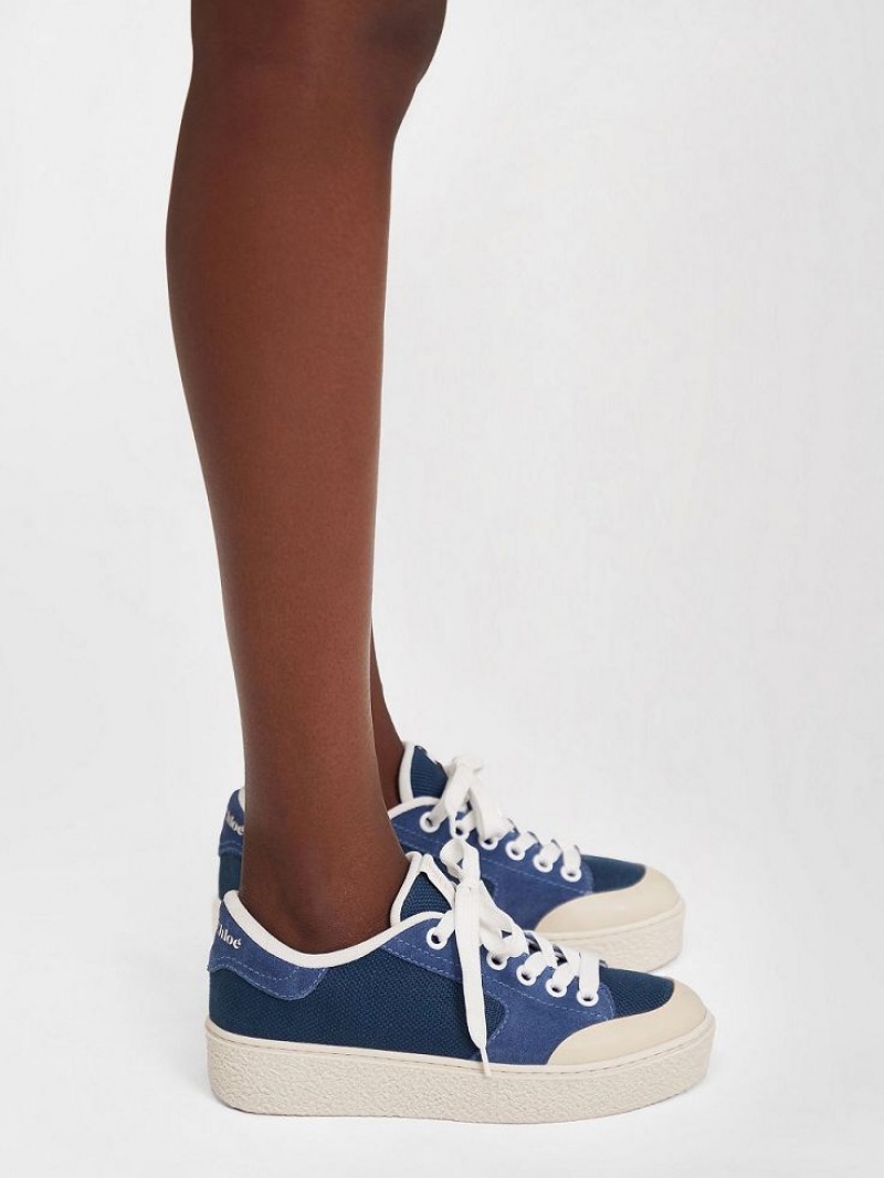 Chloe Hella Sneakers Dyb Blå | CHE-SR14851