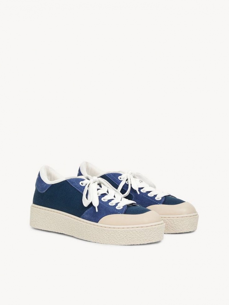 Chloe Hella Sneakers Dyb Blå | CHE-SR14851