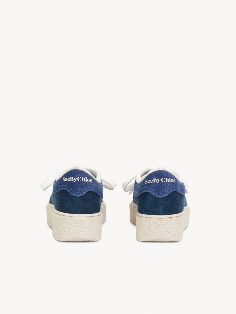 Chloe Hella Sneakers Dyb Blå | CHE-SR14851