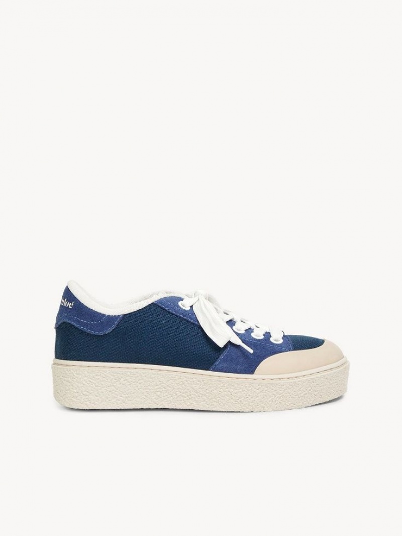 Chloe Hella Sneakers Dyb Blå | CHE-SR14851