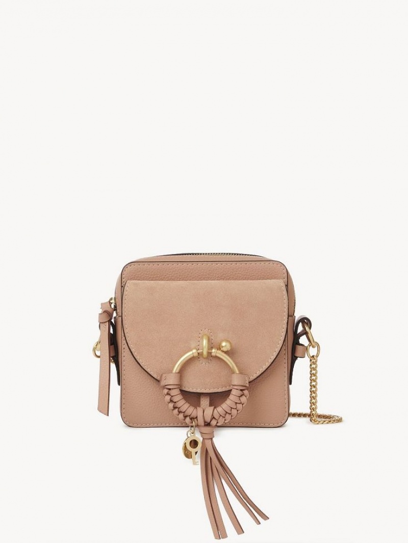 Chloe Joan Camera Skuldertasker Kaffe Lyserød | CHE-SR14612