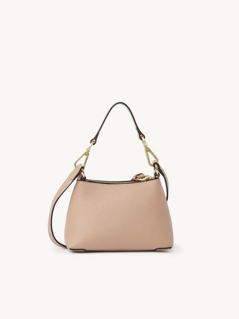 Chloe Joan Mini Skuldertasker Kaffe Lyserød | CHE-SR14696