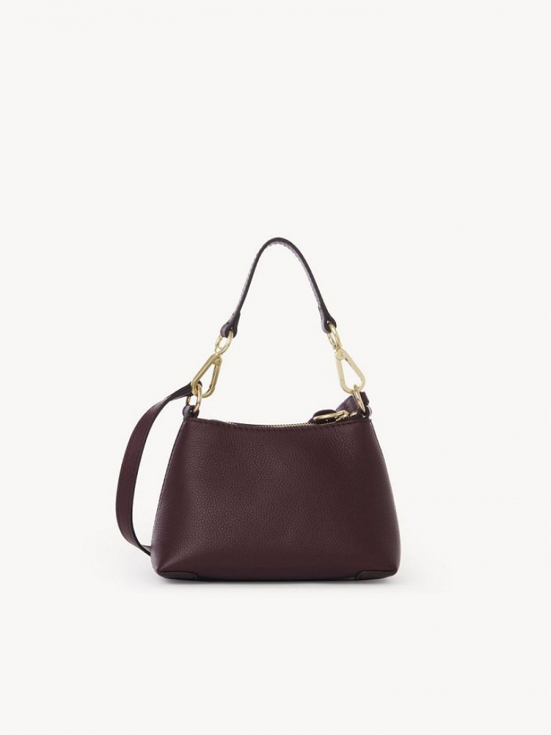 Chloe Joan Mini Tasker Bordeaux | CHE-SR14781