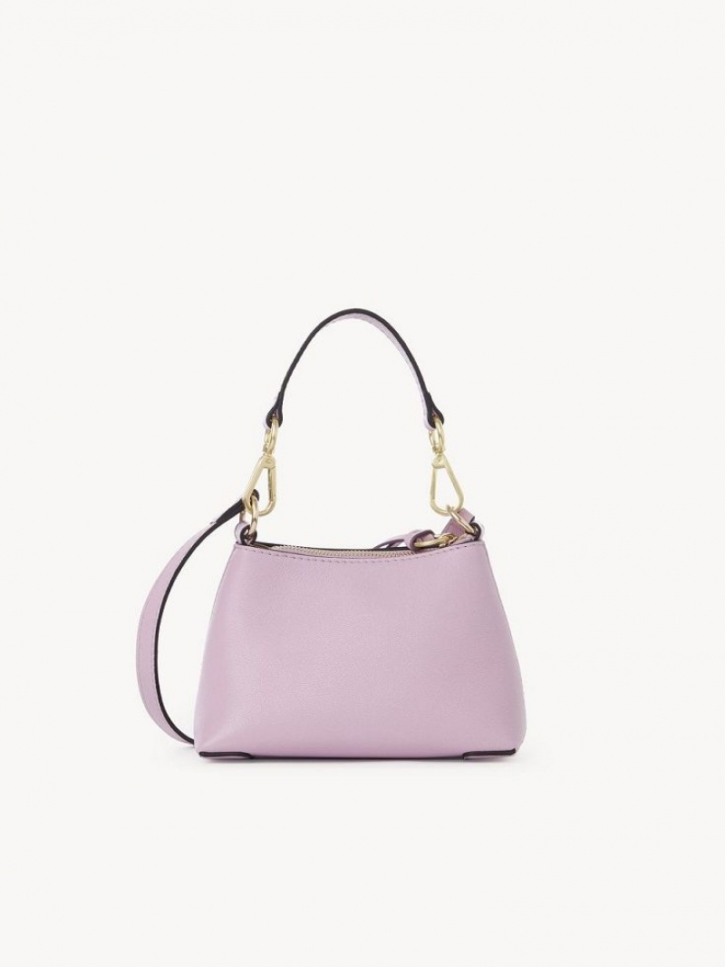 Chloe Joan Mini Tasker Lavendel Hvide | CHE-SR14780