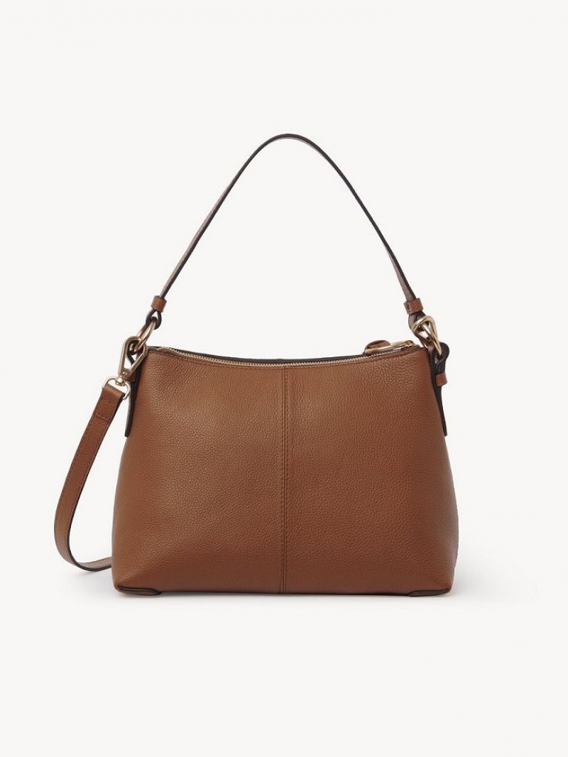 Chloe Joan Small Skuldertasker Brune | CHE-SR14680