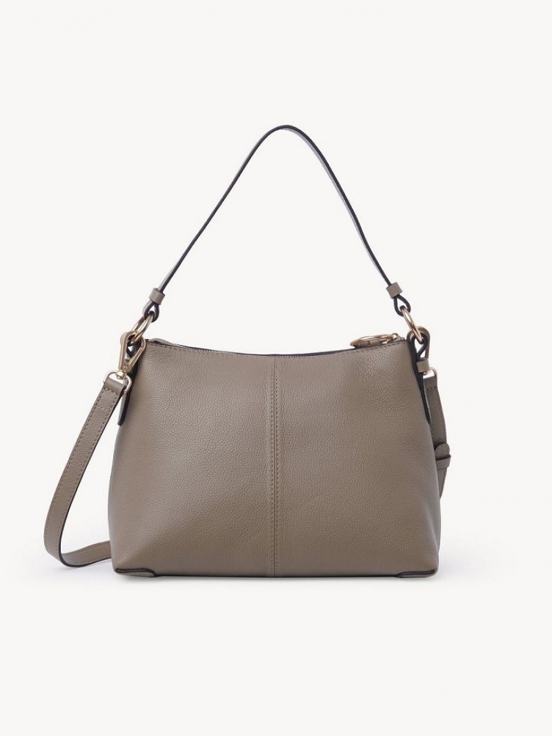 Chloe Joan Small Skuldertasker Grå | CHE-SR14678