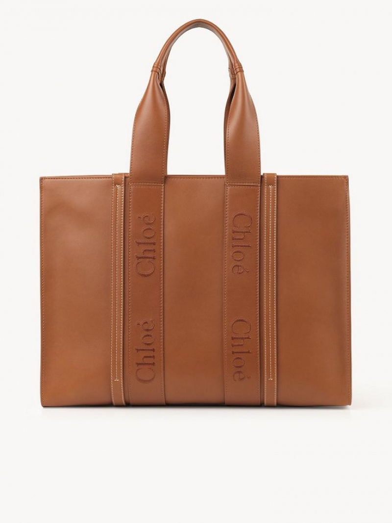 Chloe Large Woody Muleposer Brune | CHE-SR13348