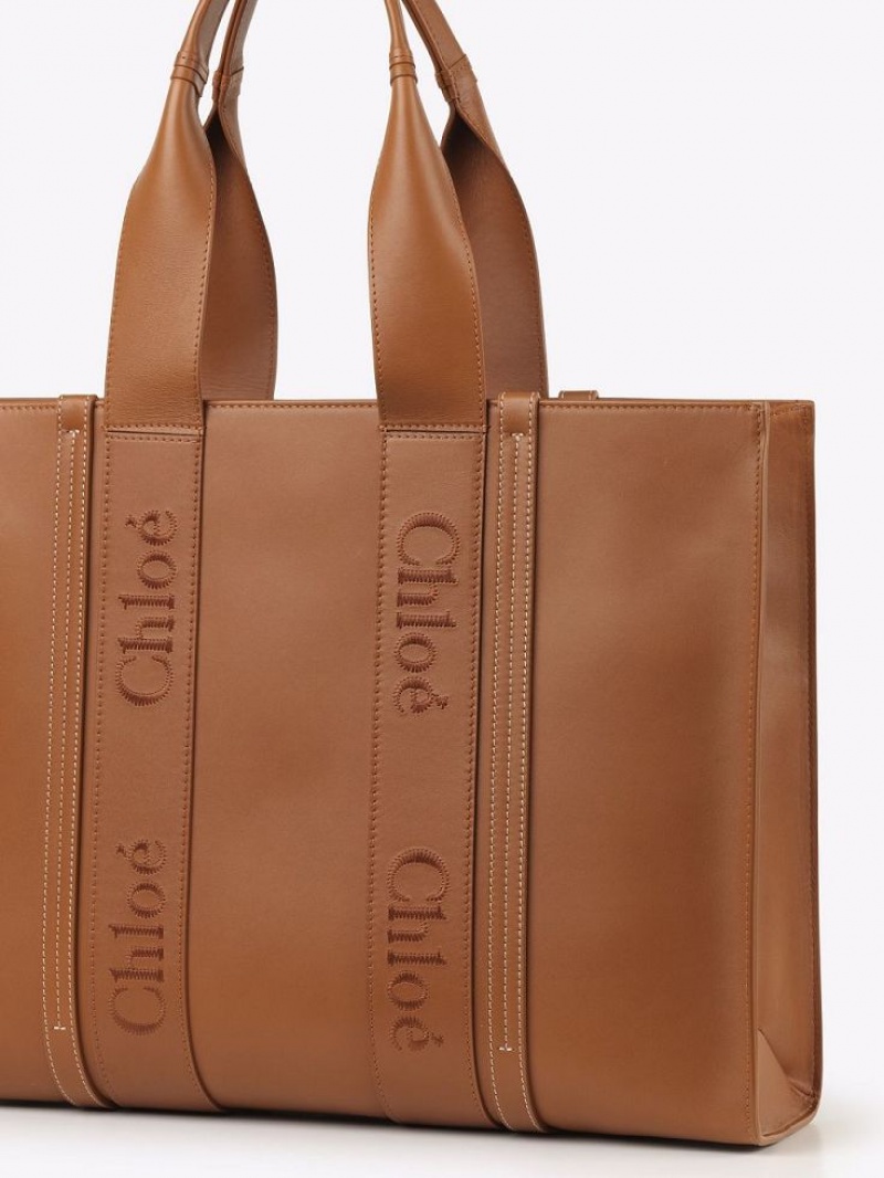 Chloe Large Woody Muleposer Brune | CHE-SR13348