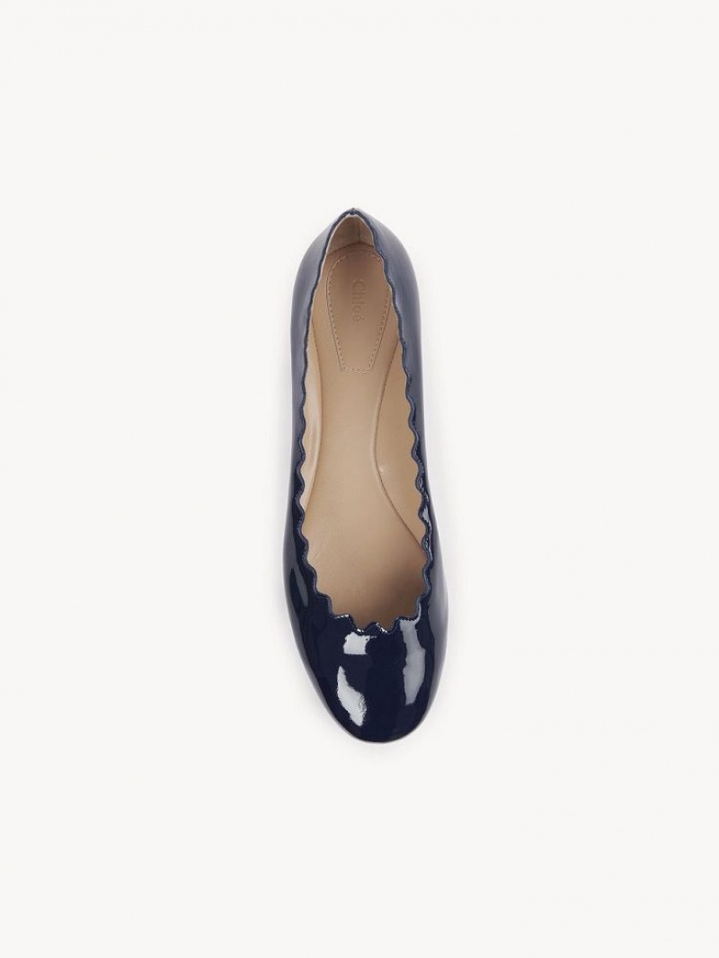 Chloe Lauren Ballet Flat Mørkeblå | CHE-SR14257