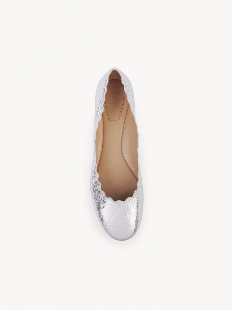 Chloe Lauren Ballet Flat Sølv | CHE-SR14271