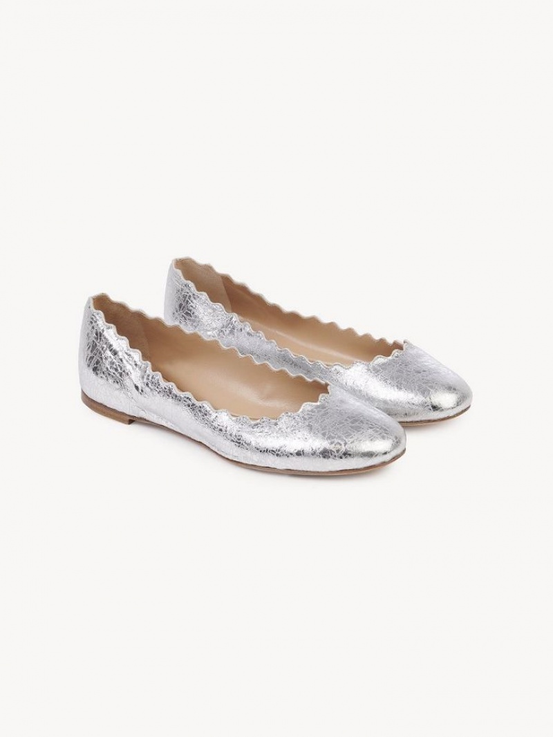 Chloe Lauren Ballet Flat Sølv | CHE-SR14271