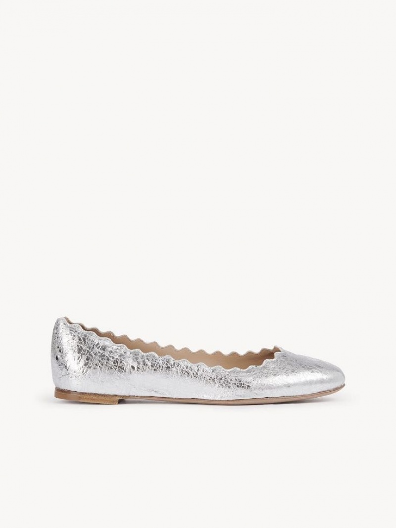 Chloe Lauren Ballet Flat Sølv | CHE-SR14271