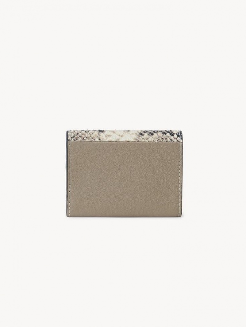 Chloe Layers Medium Tri-fold Lille Pung Grå | CHE-SR14898