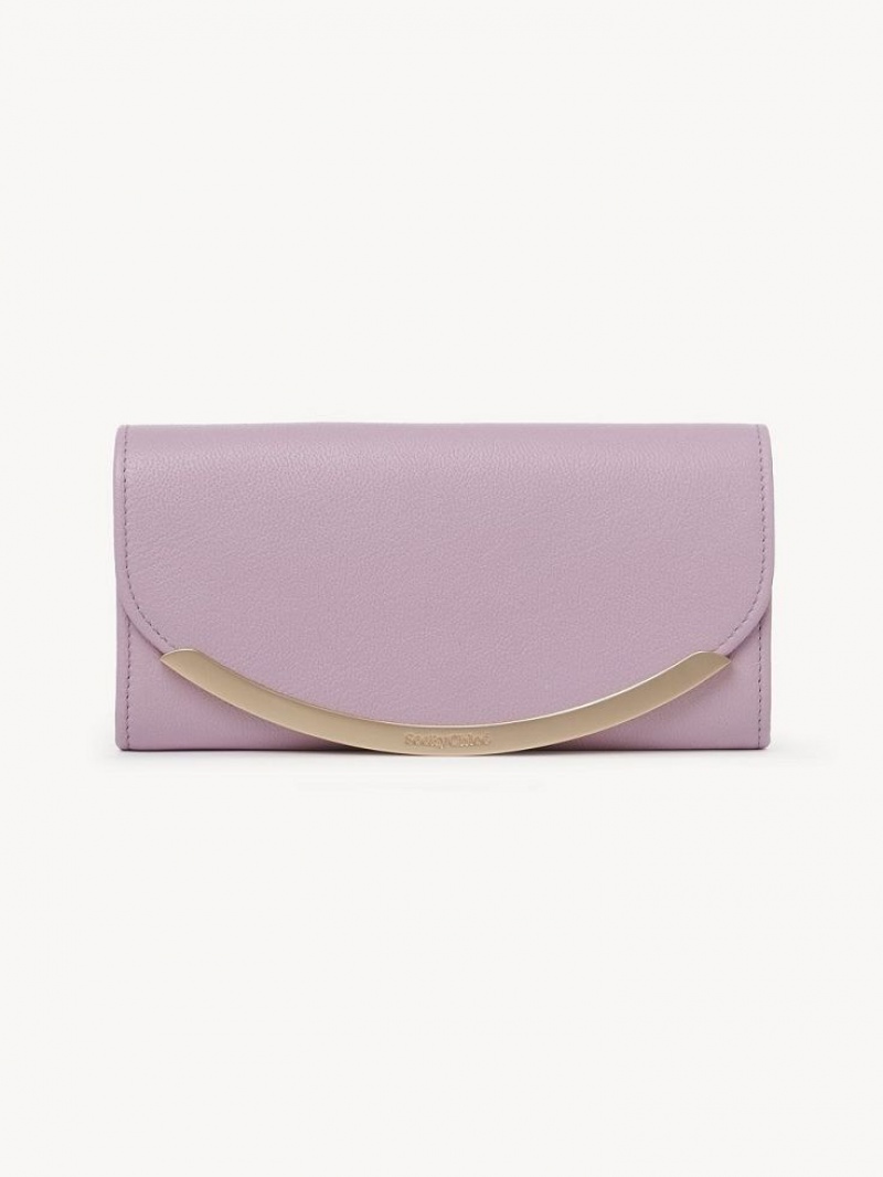 Chloe Lizzie Stor Pung Lavendel Hvide | CHE-SR14920