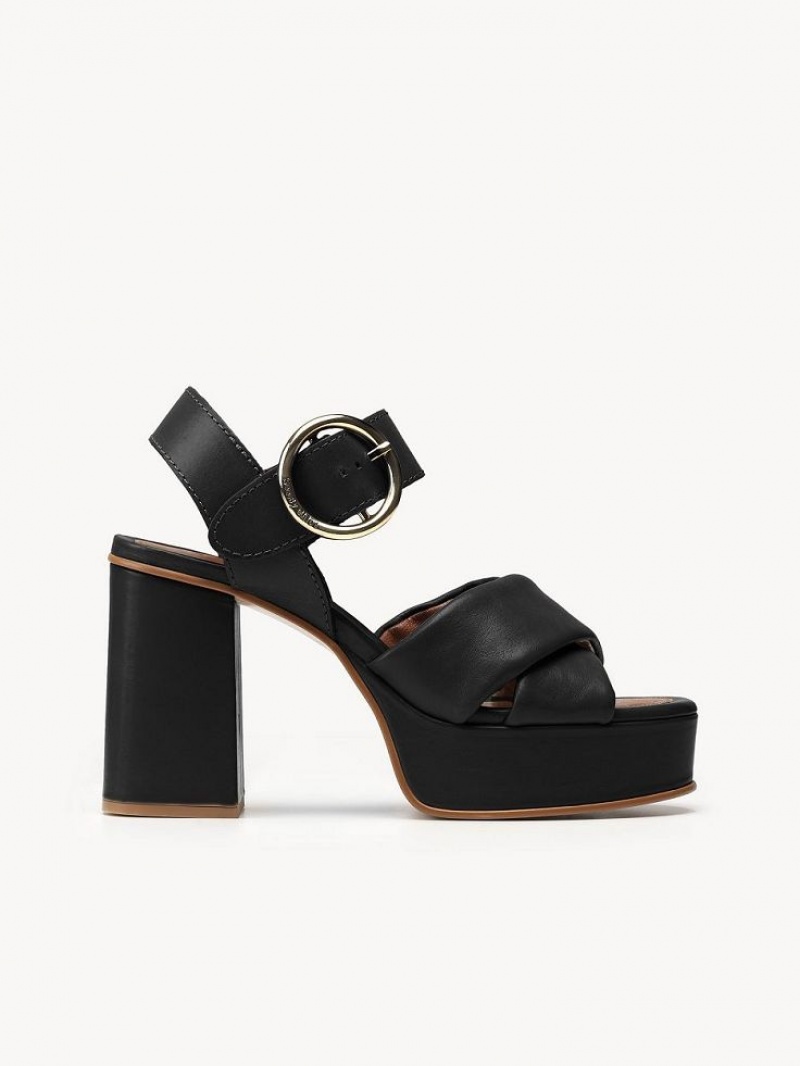 Chloe Lyna High-heel Sandaler Sort | CHE-SR14812