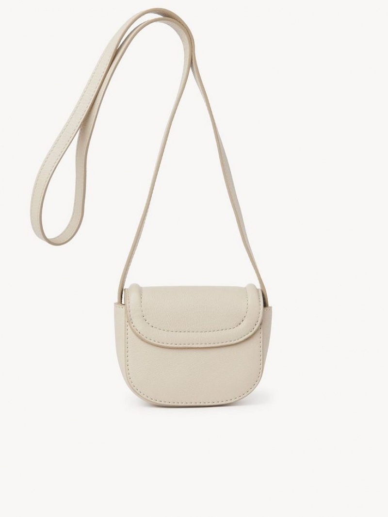 Chloe Mara Micro Skuldertasker Beige | CHE-SR14607