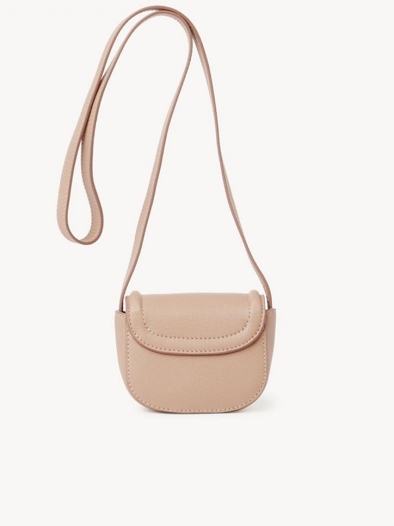 Chloe Mara Micro Skuldertasker Kaffe Lyserød | CHE-SR14606